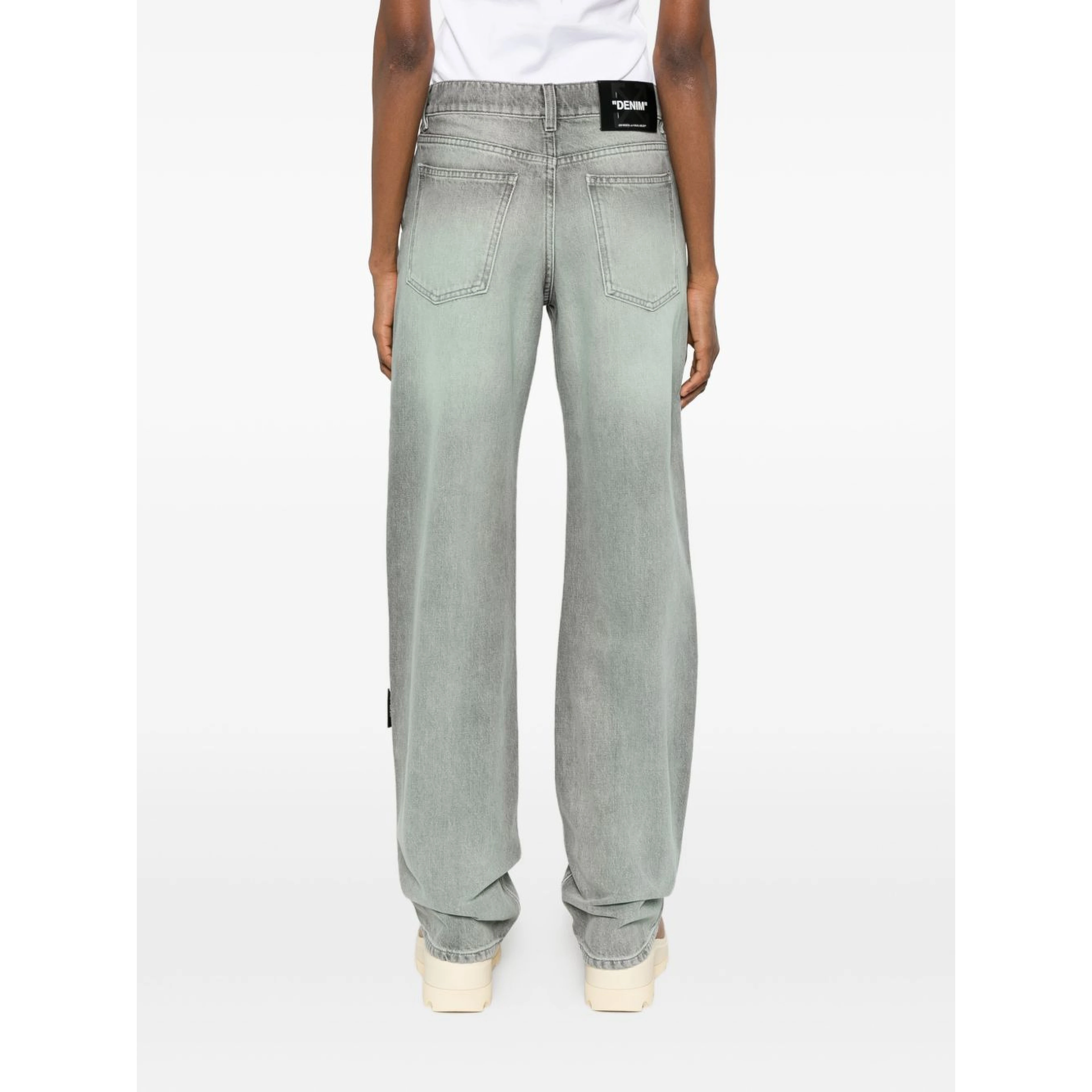 Off White Jeans Grey