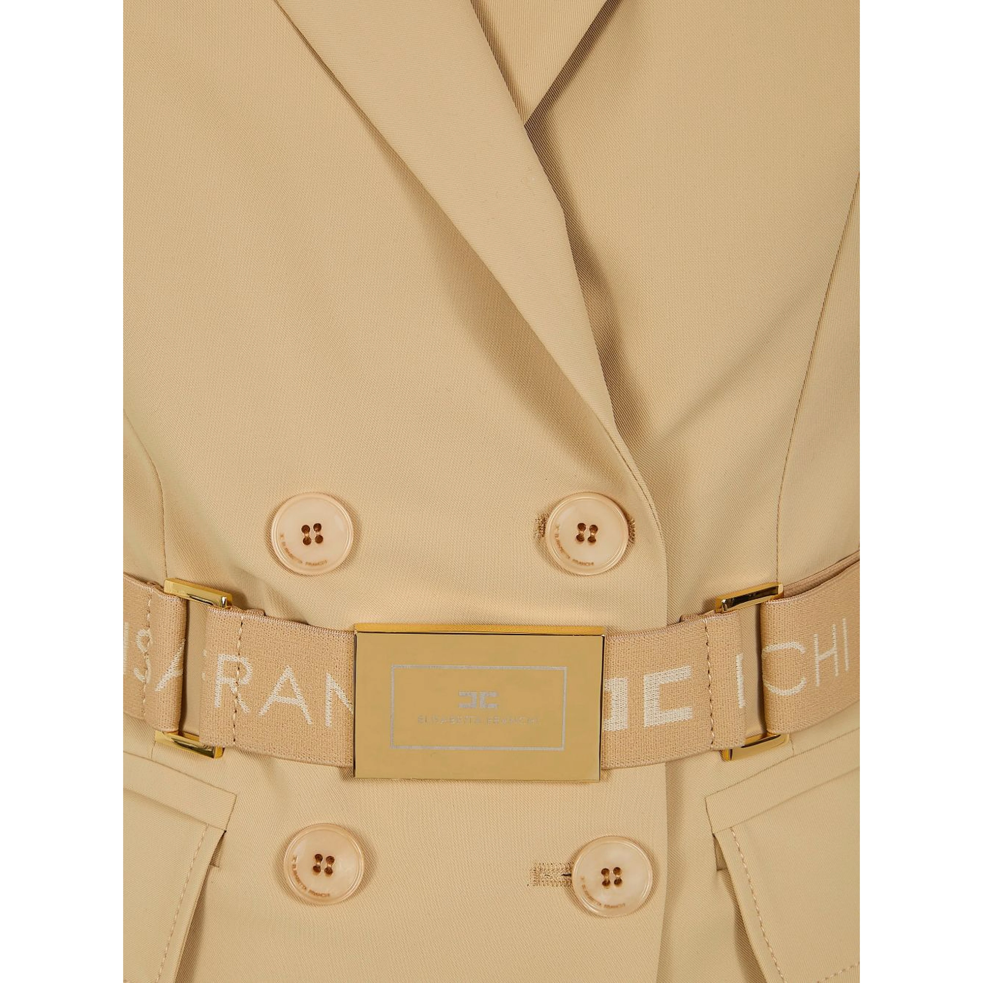 Elisabetta Franchi Jackets Camel