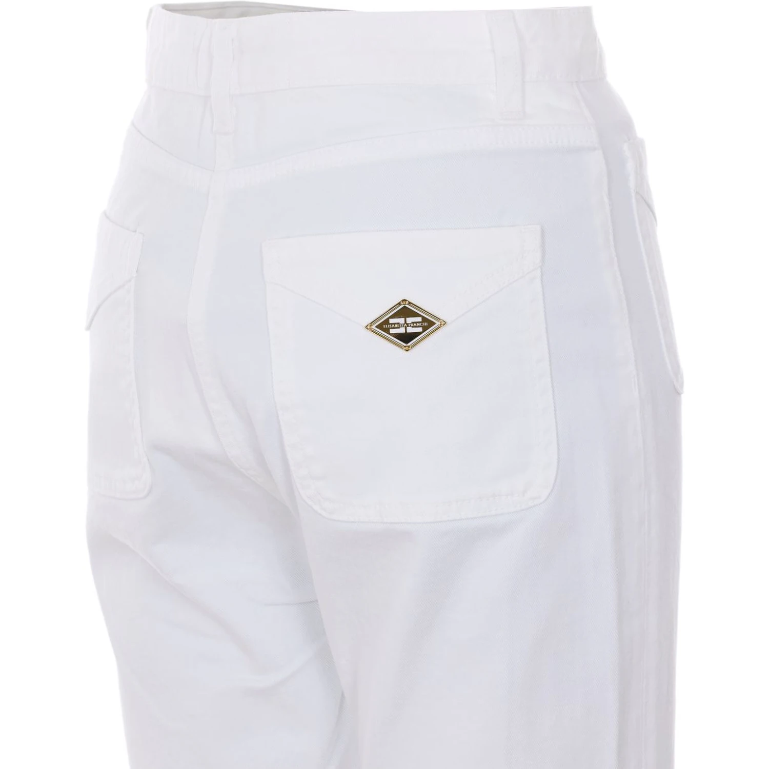 Elisabetta Franchi Jeans Ivory