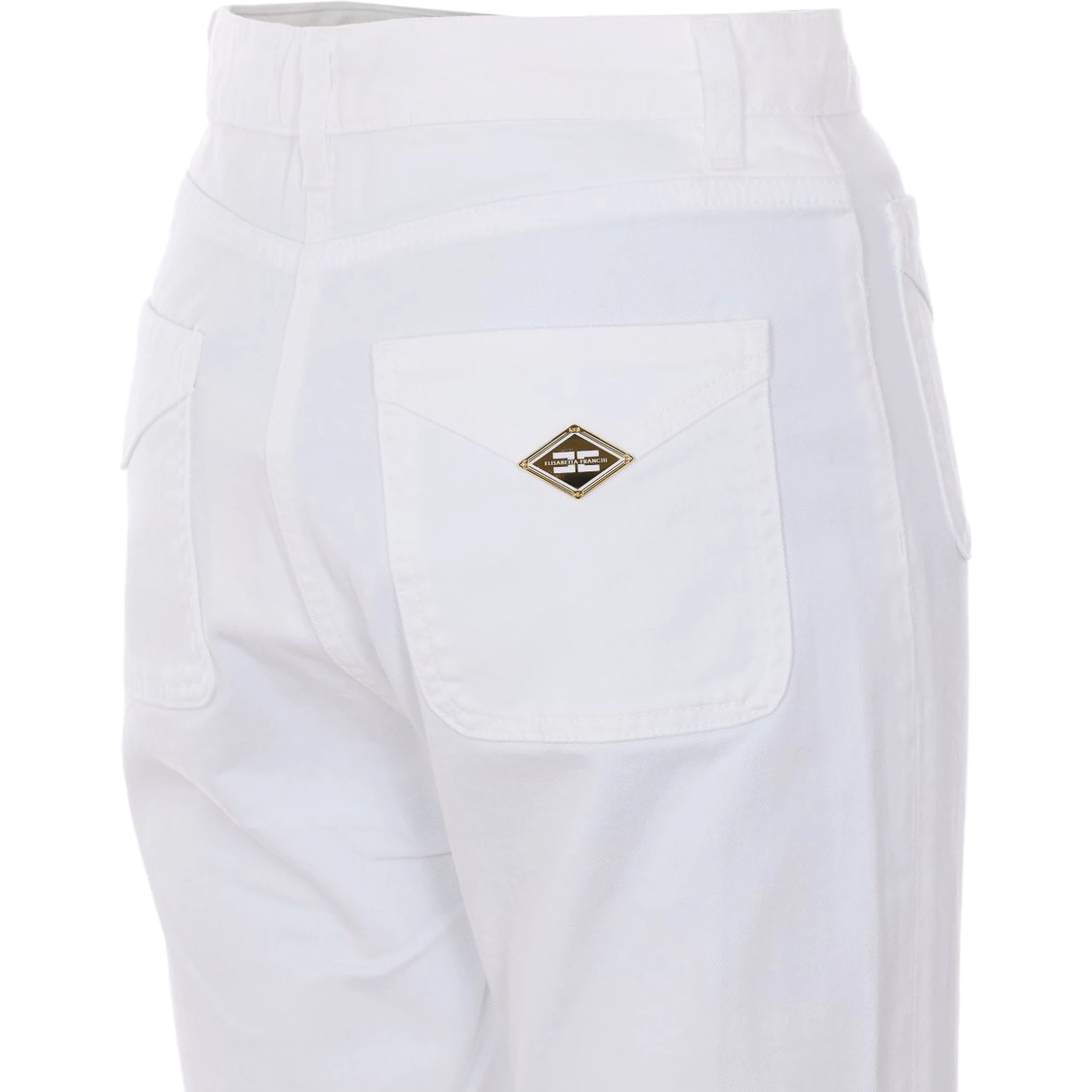 Elisabetta Franchi Jeans Ivory