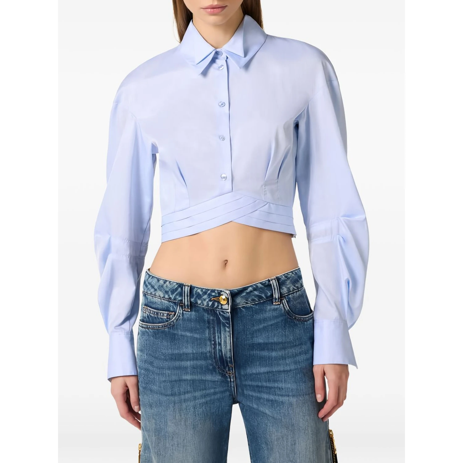 Elisabetta Franchi Shirts Light Blue