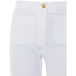 Elisabetta Franchi Jeans Ivory