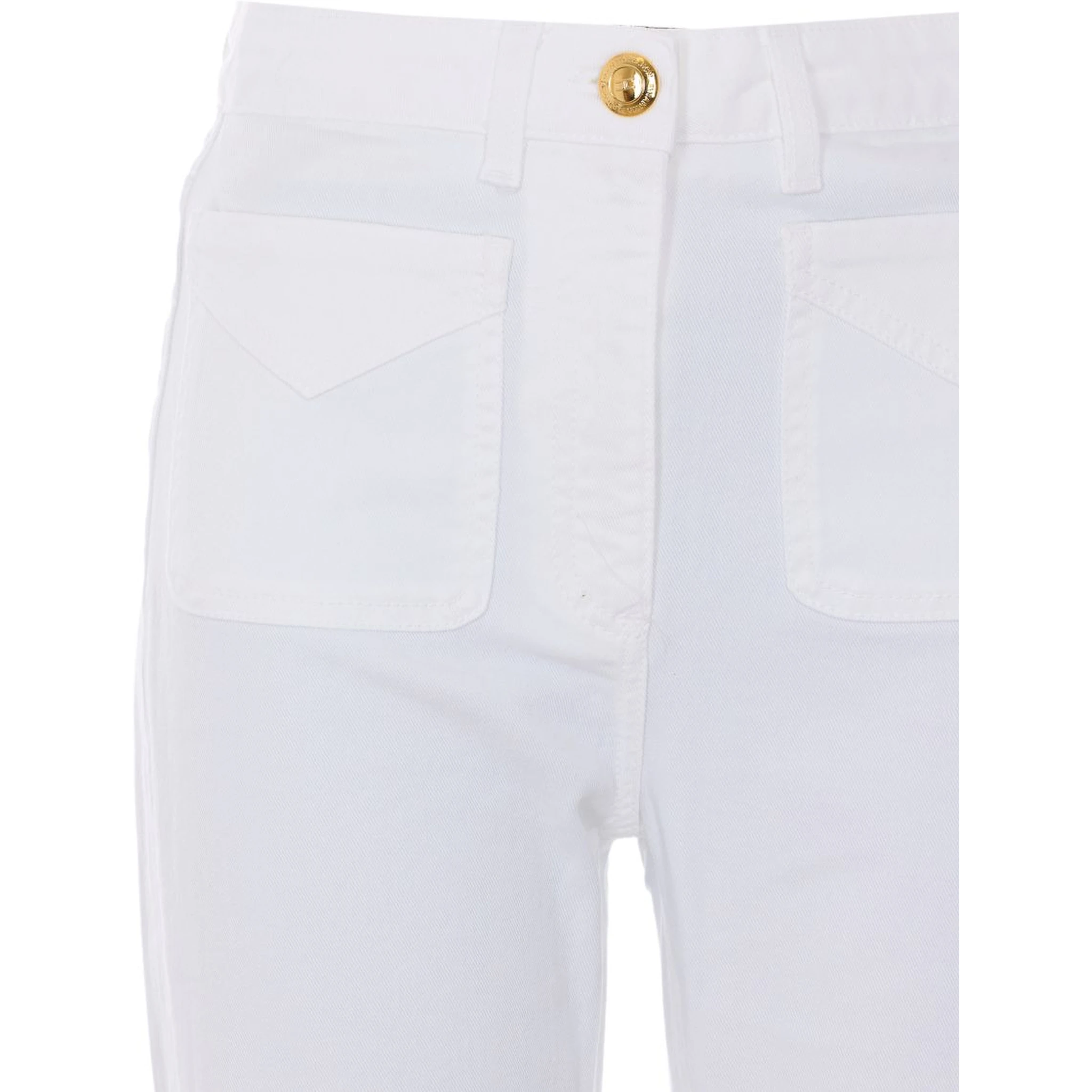 Elisabetta Franchi Jeans Ivory