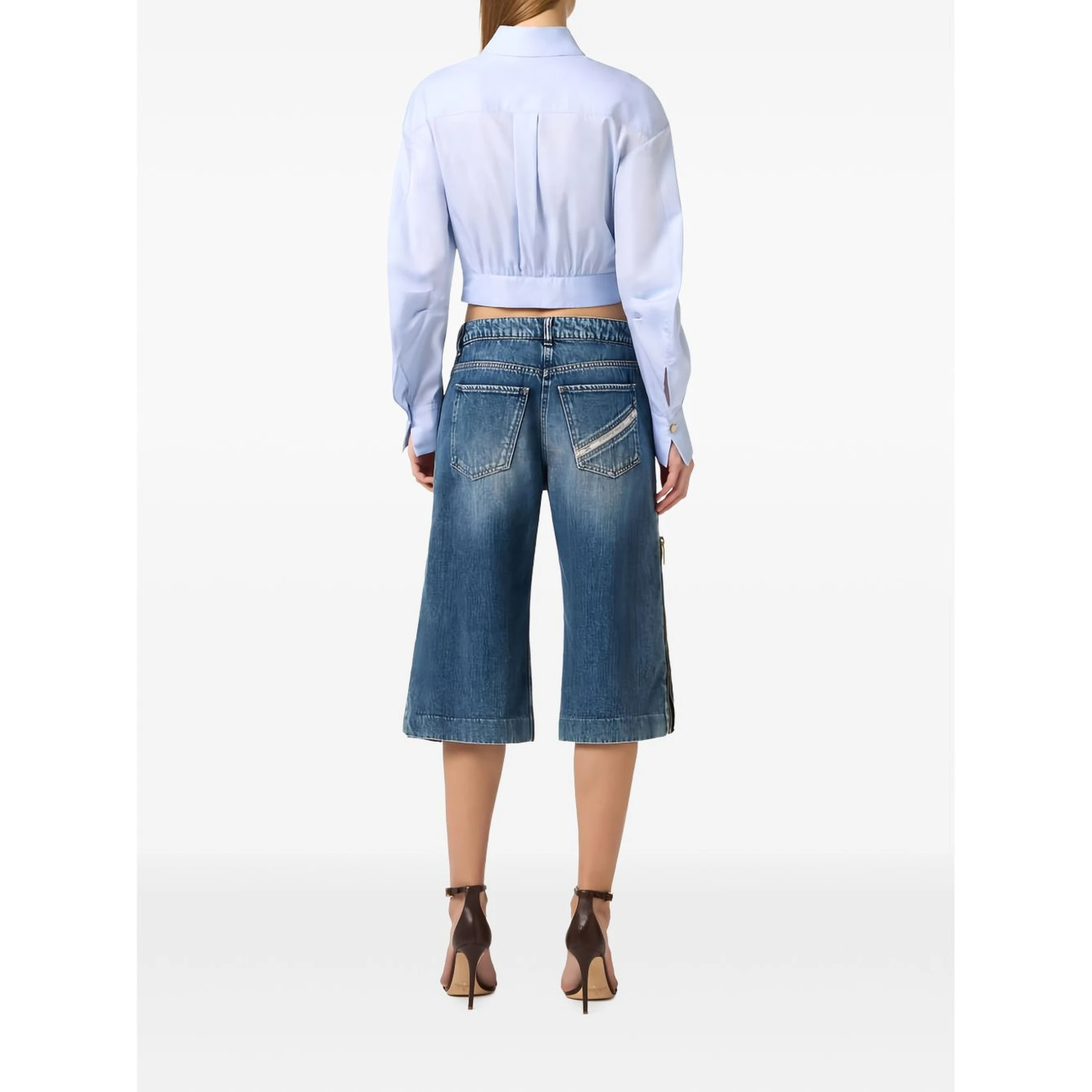 Elisabetta Franchi Shirts Light Blue