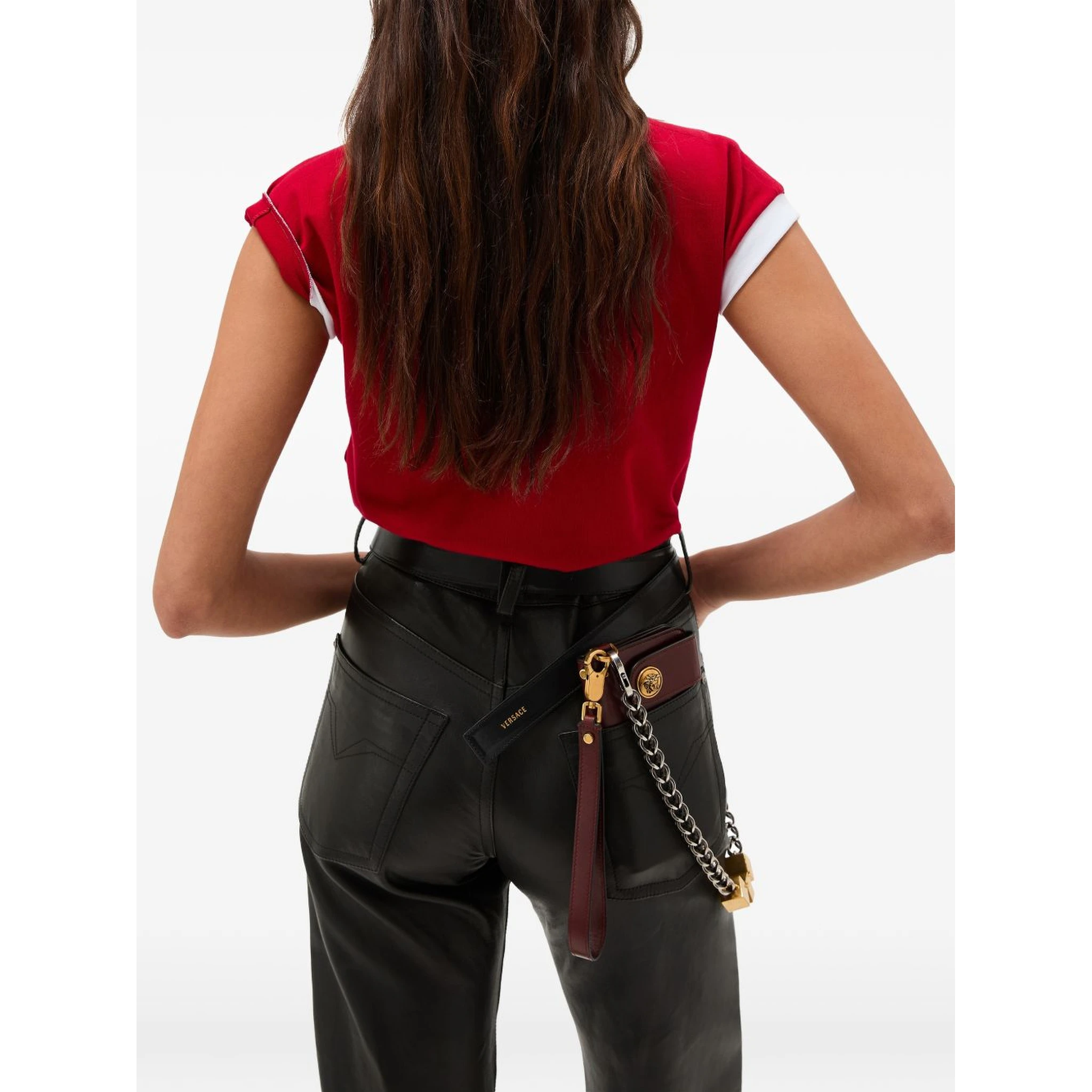 Versace T-shirts and Polos Red