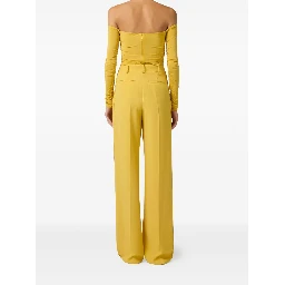 Elisabetta Franchi Trousers Yellow