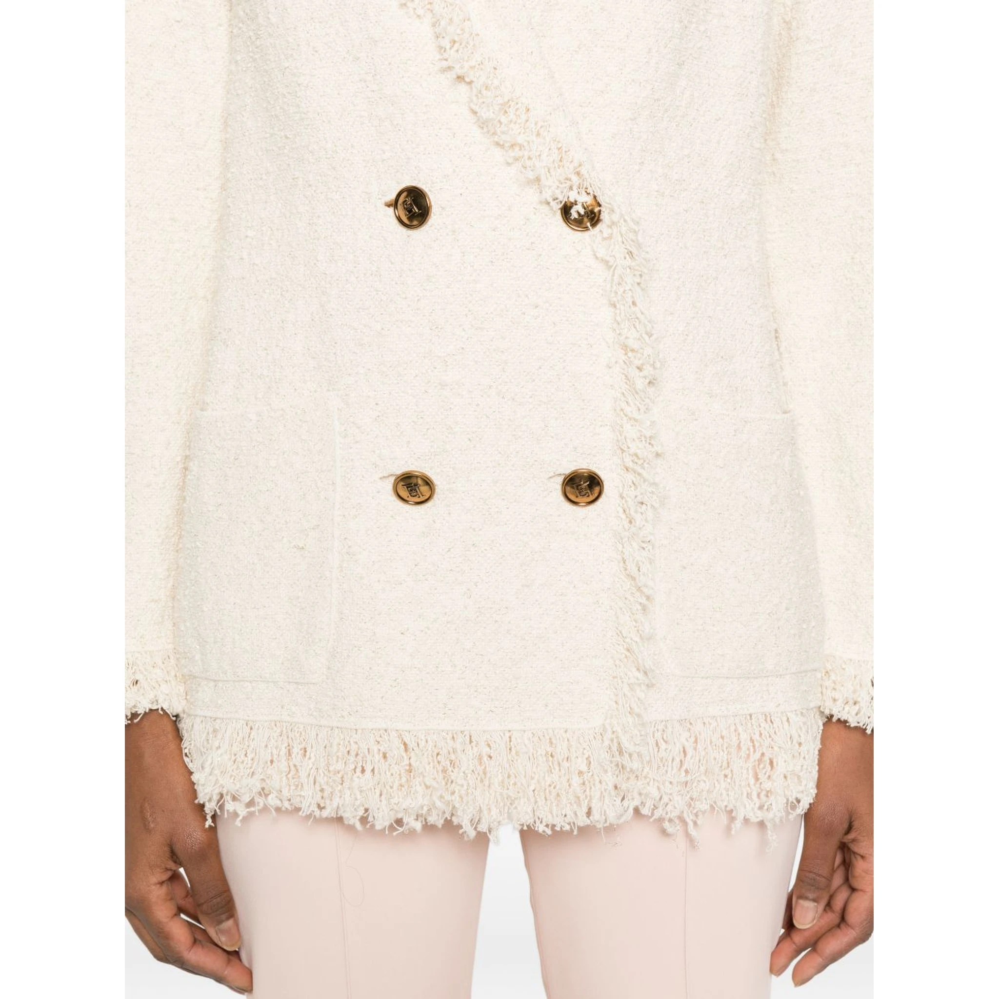 Elisabetta Franchi Sweaters Cream