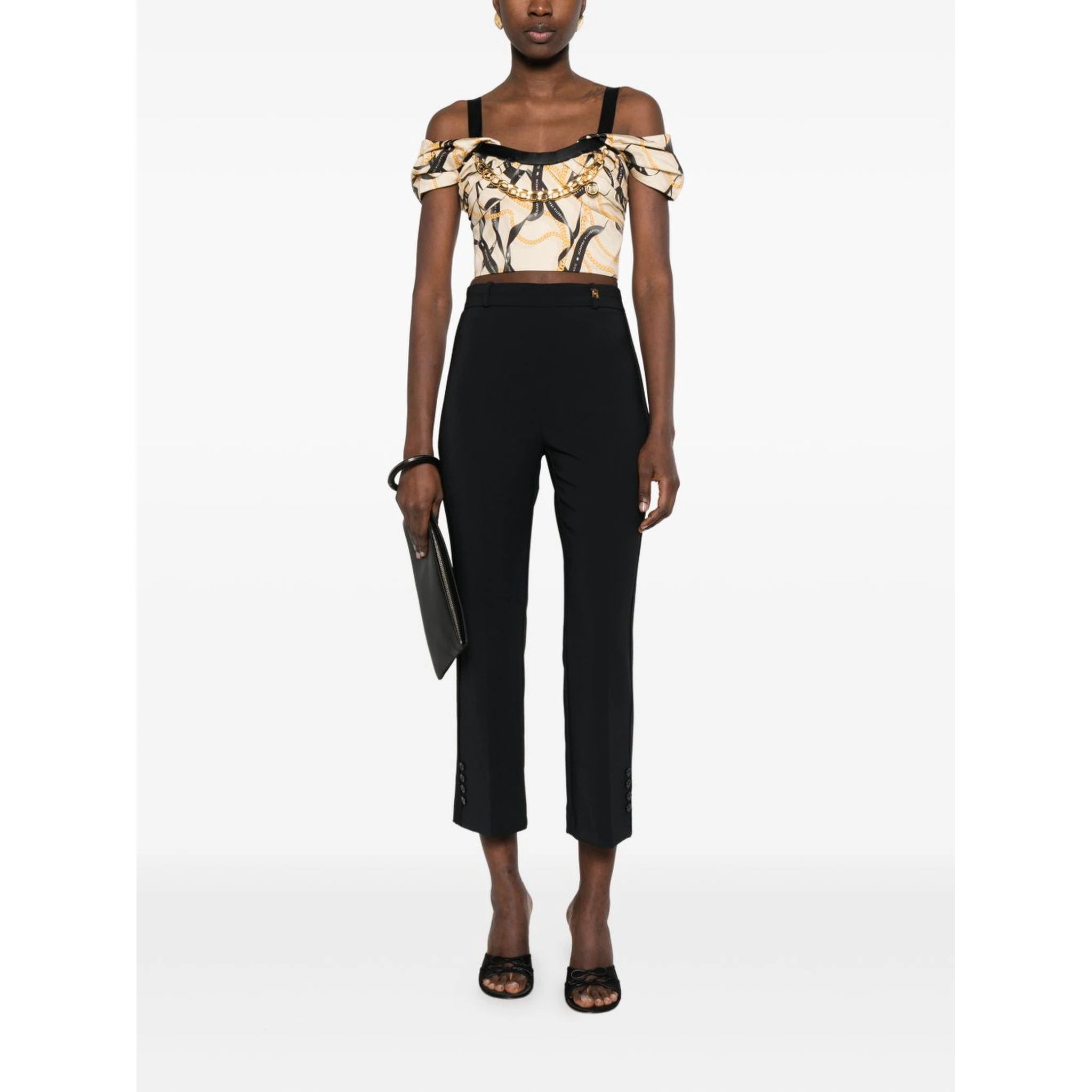 Elisabetta Franchi Top Beige