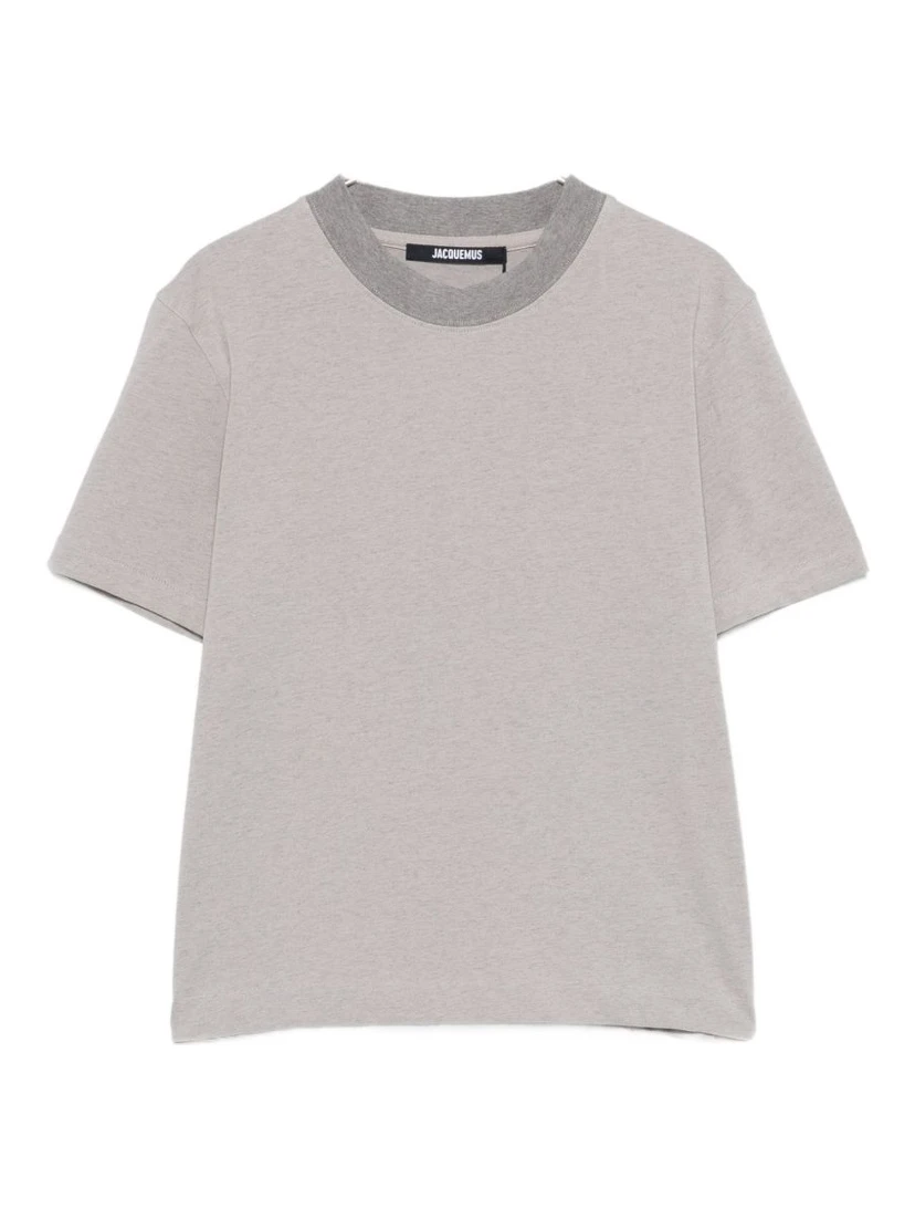 JACQUEMUS T-shirts and Polos Grey