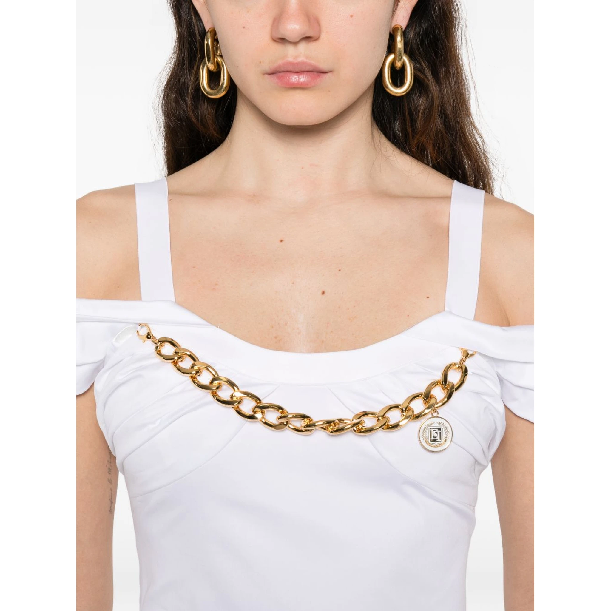 Elisabetta Franchi Top White