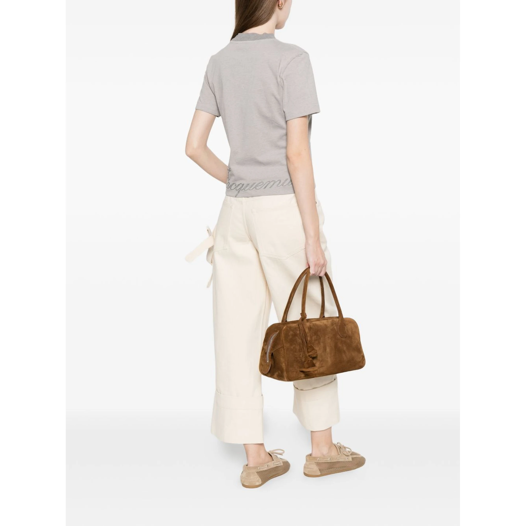 JACQUEMUS T-shirts and Polos Grey