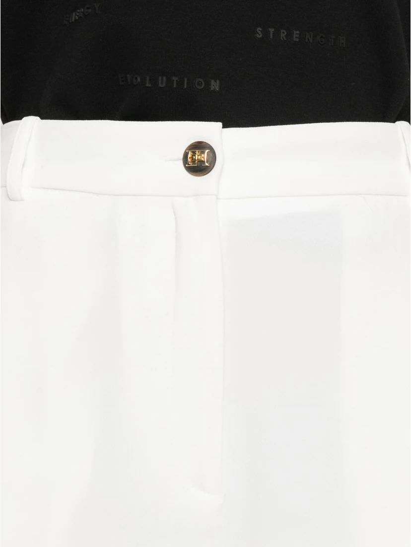 Elisabetta Franchi Trousers Ivory
