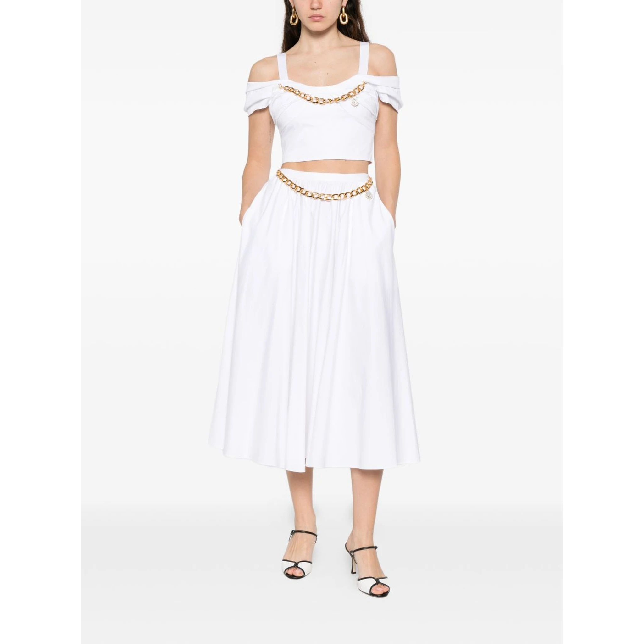 Elisabetta Franchi Skirts White