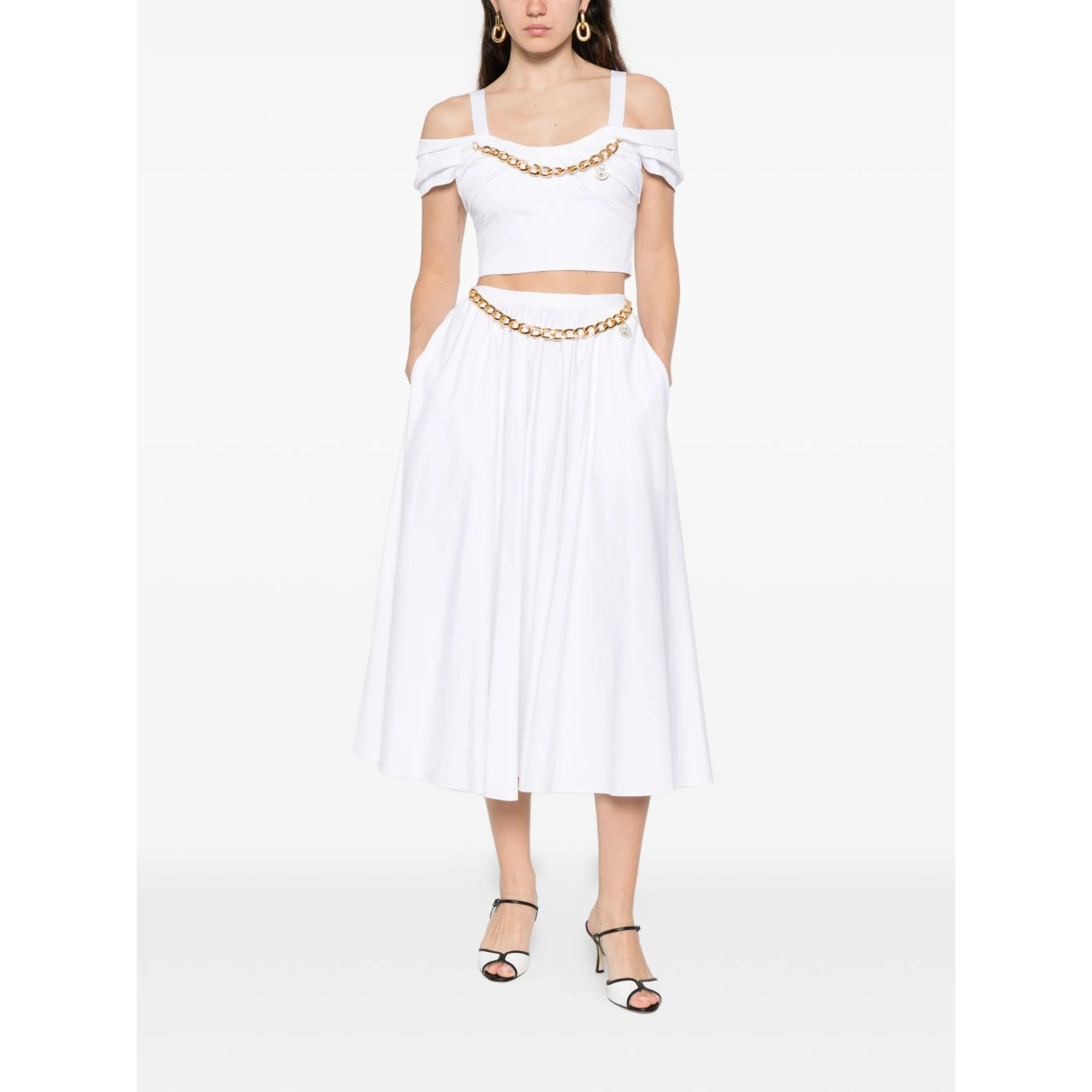 Elisabetta Franchi Skirts White