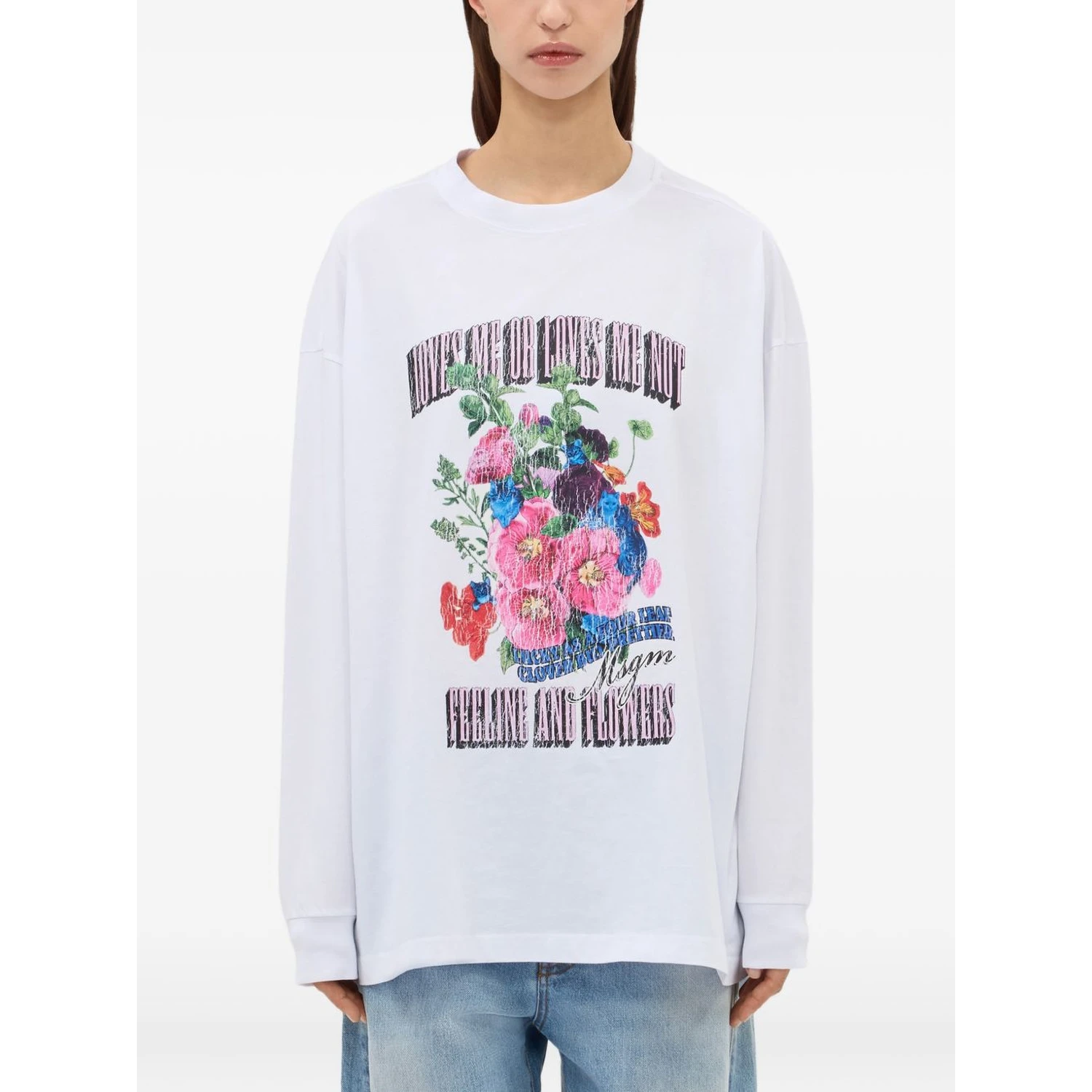 MSGM T-shirts and Polos White