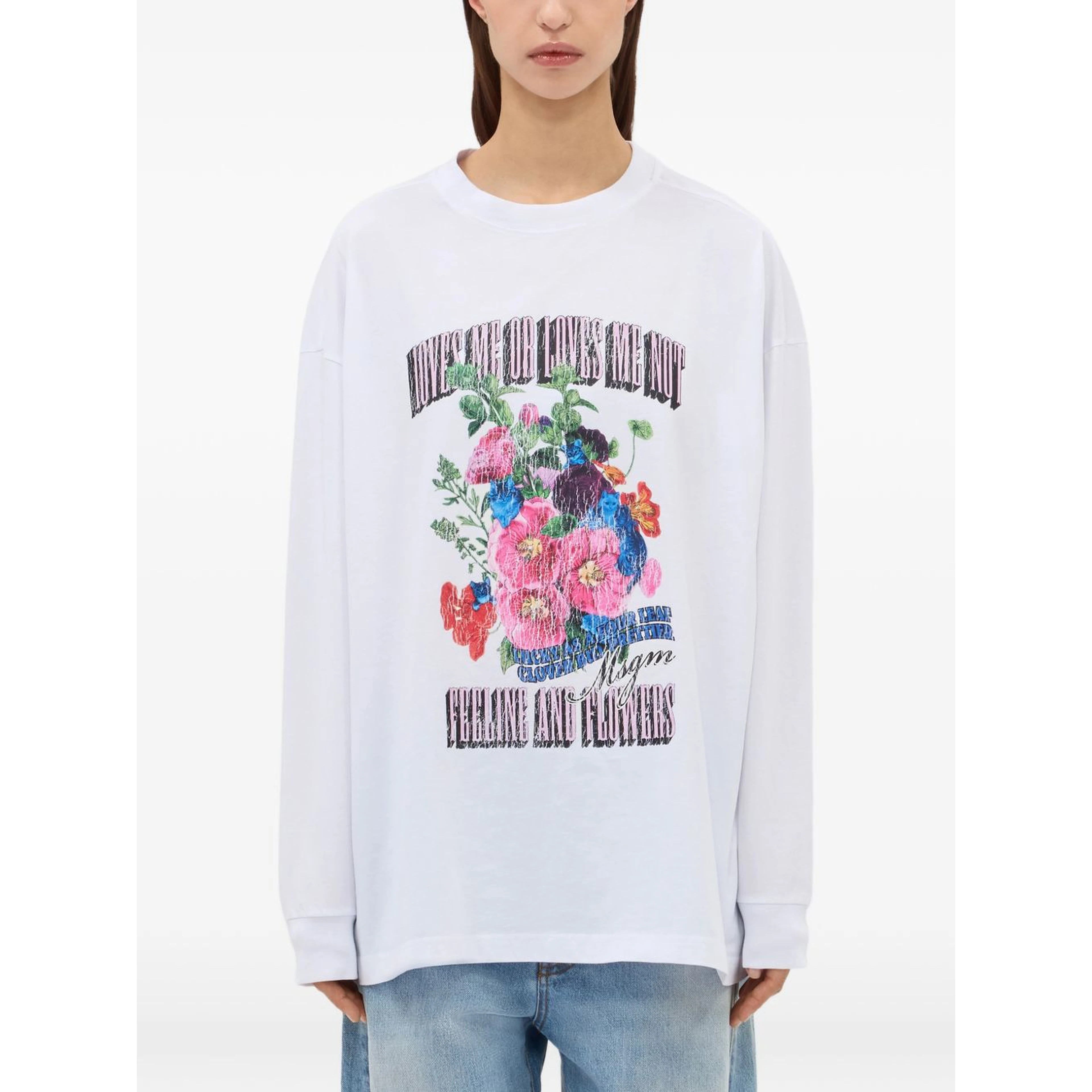 MSGM T-shirts and Polos White