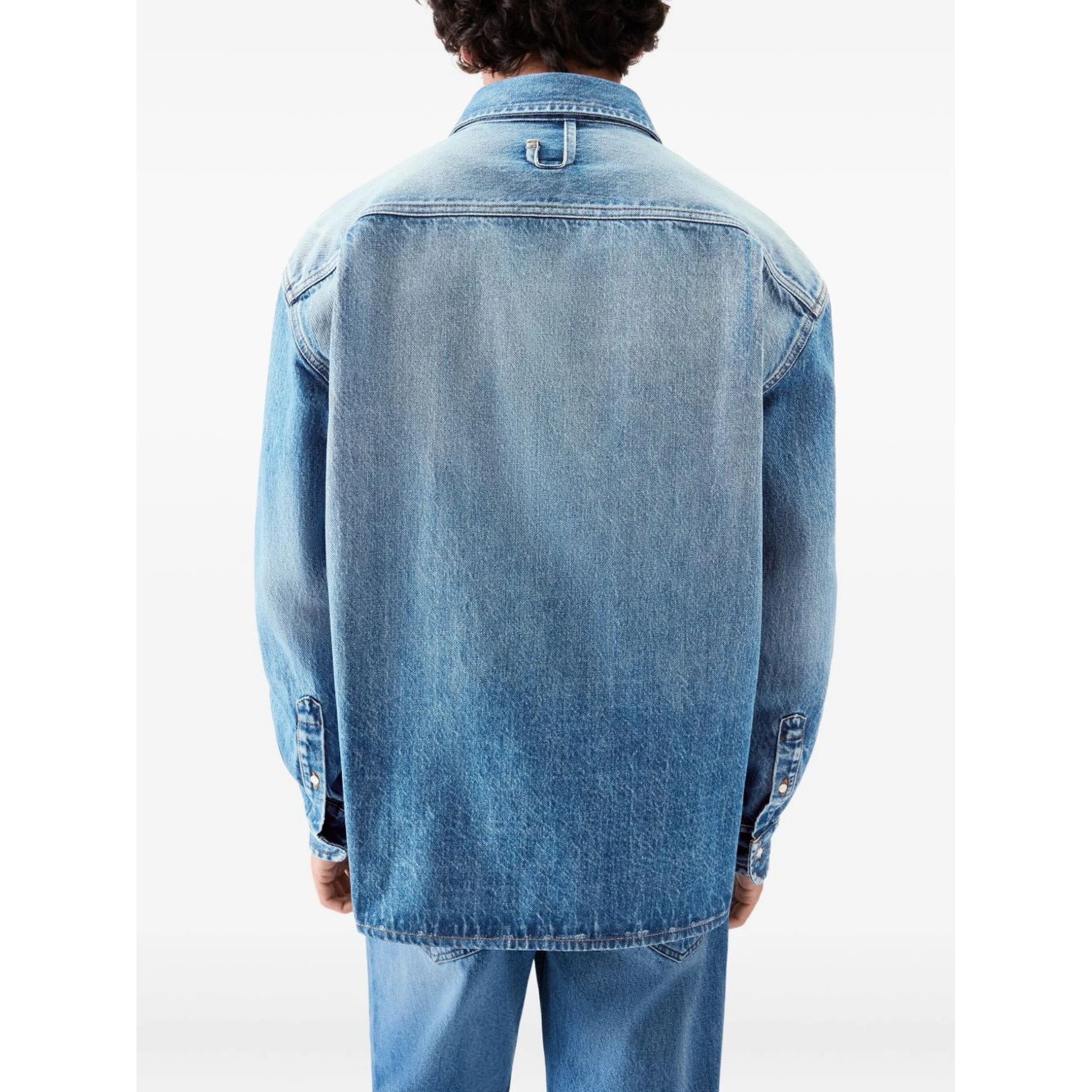 JACQUEMUS Shirts Blue