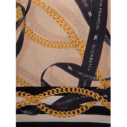 Elisabetta Franchi Scarfs Beige