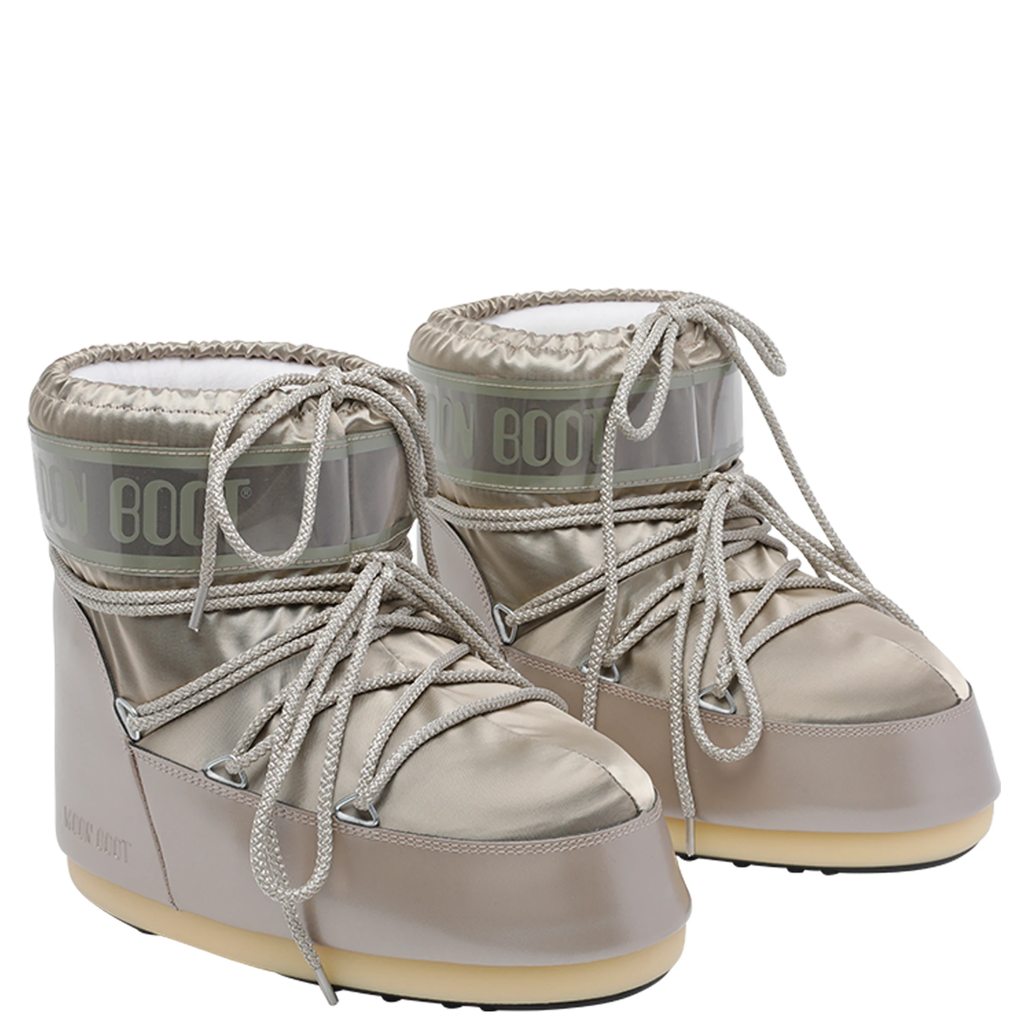 أحذية مون بوت رمادية