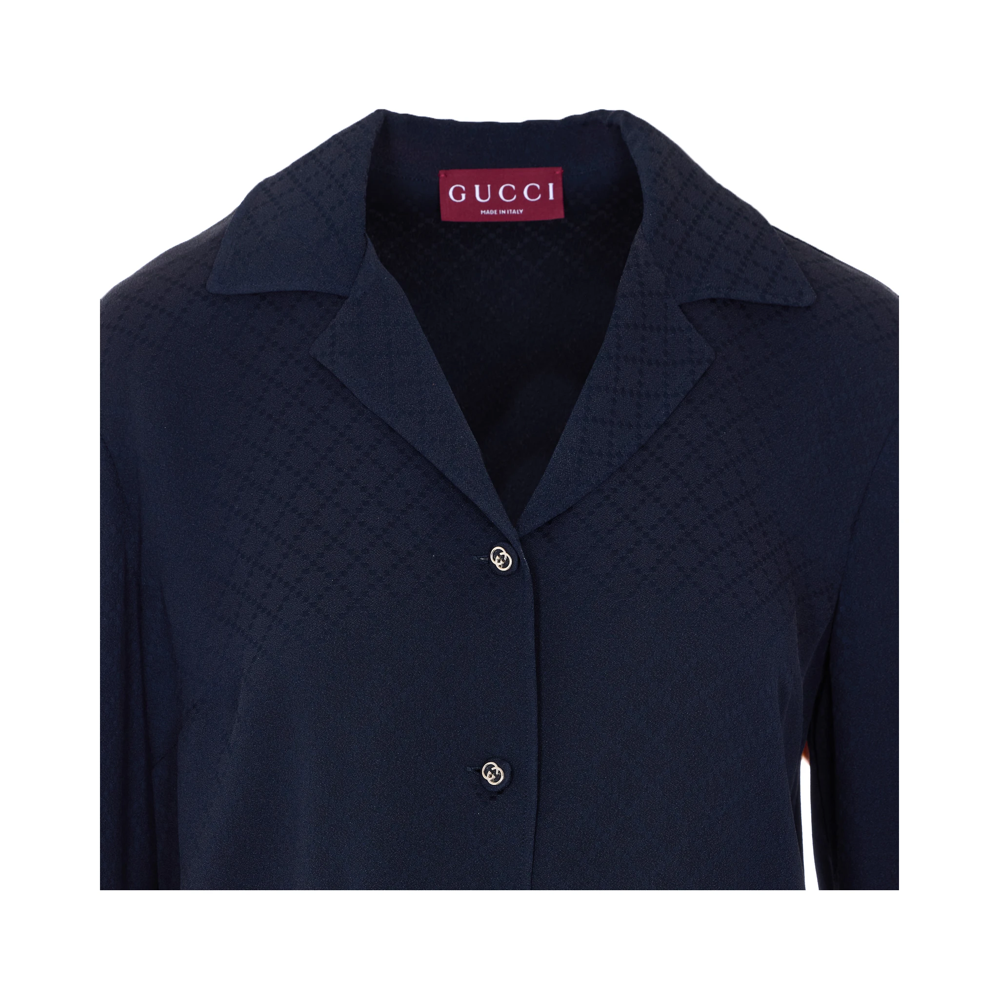 قمصان غوتشي زرقاء