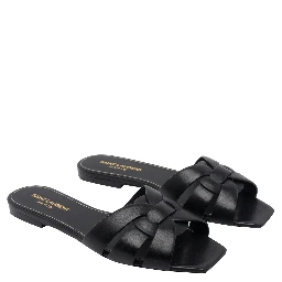 صندل سان لوران أسود