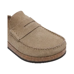 أحذية بيركنستوك المسطحة، لون بيج