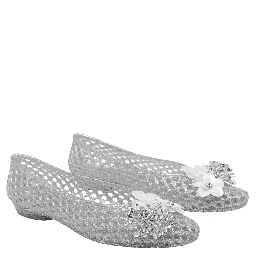 HEAVENLY JELLY Flat shoes Silver