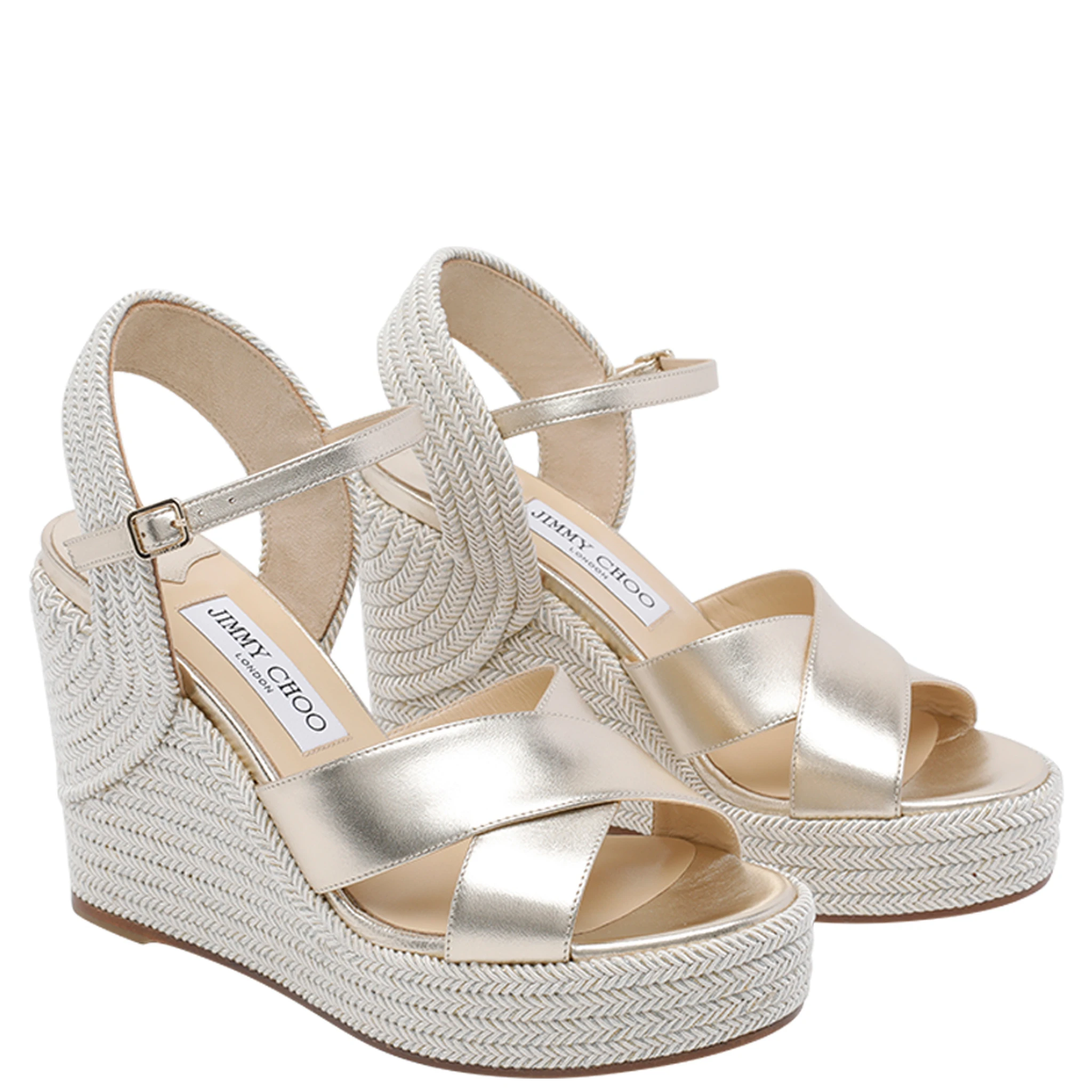 Jimmy Choo Sandals Golden