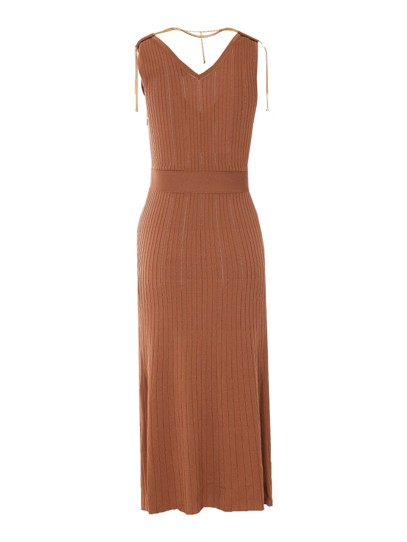 Elisabetta Franchi Dresses Brown
