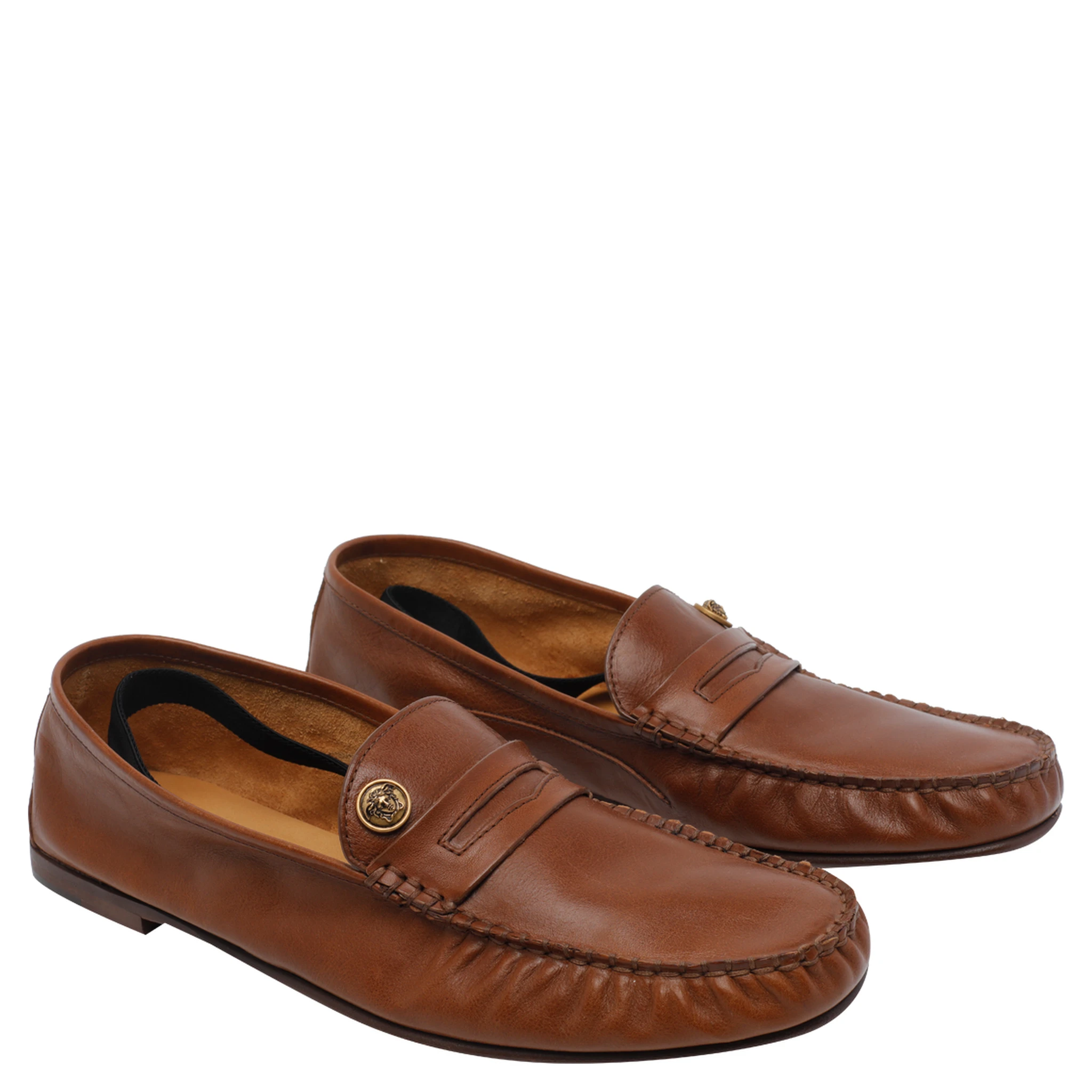 Versace Flat shoes Brown