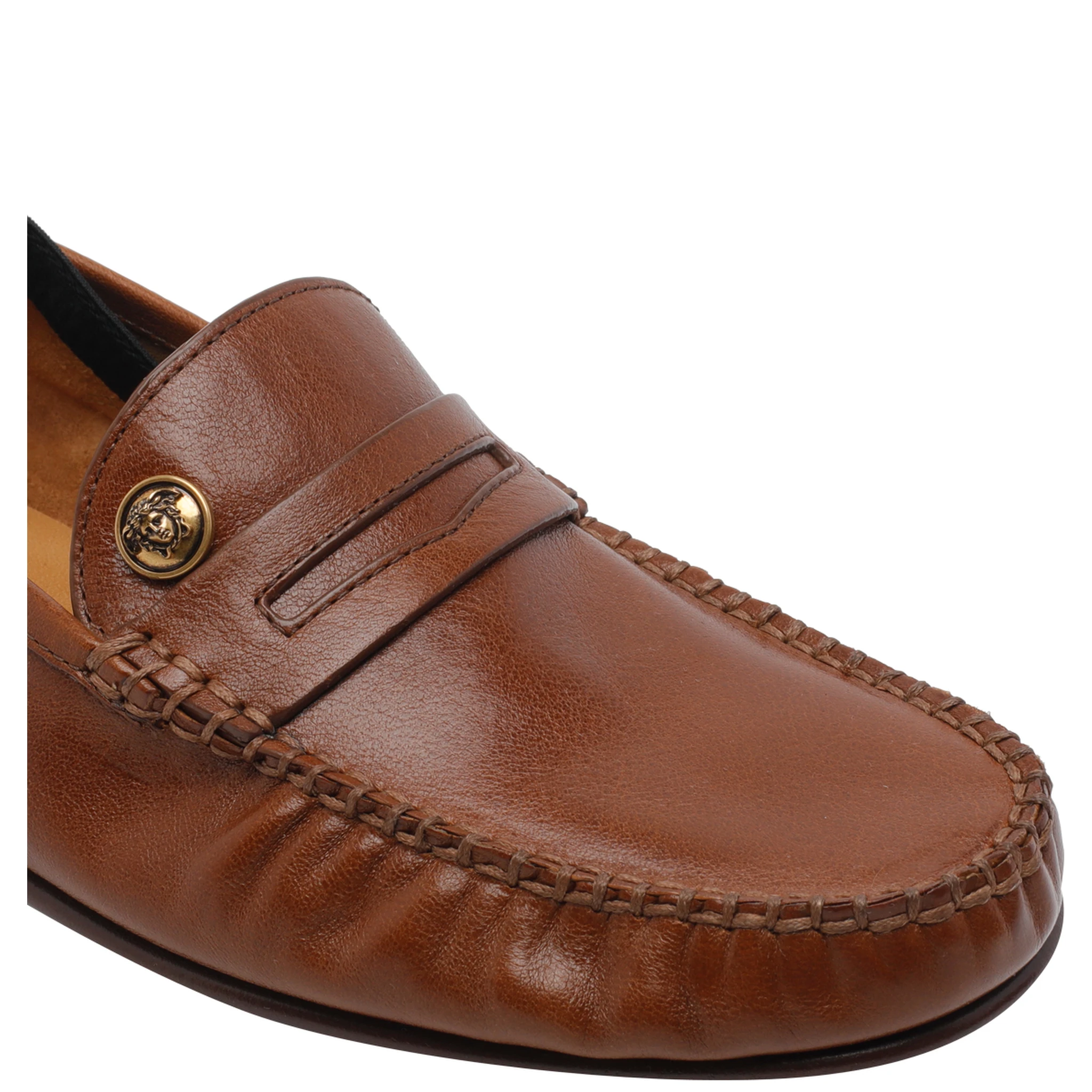 Versace Flat shoes Brown