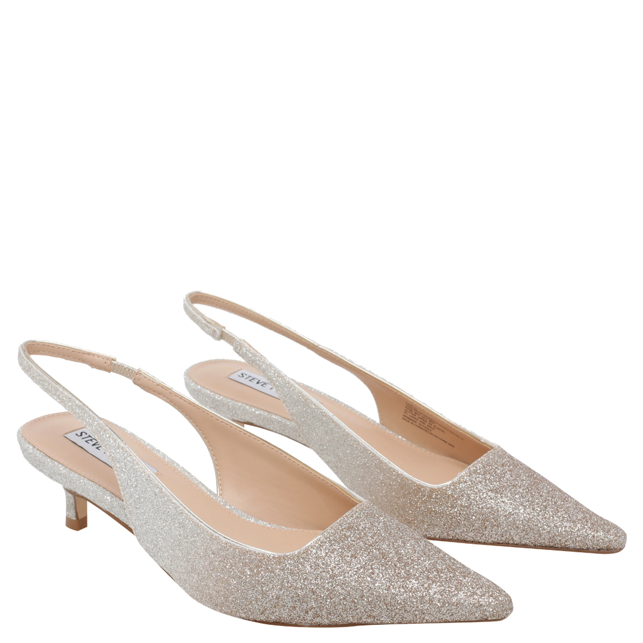 Steve Madden With Heel Silver