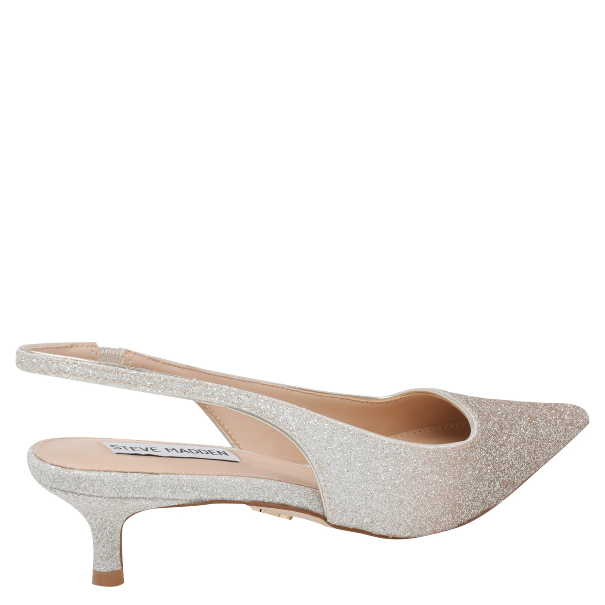 Steve Madden With Heel Silver