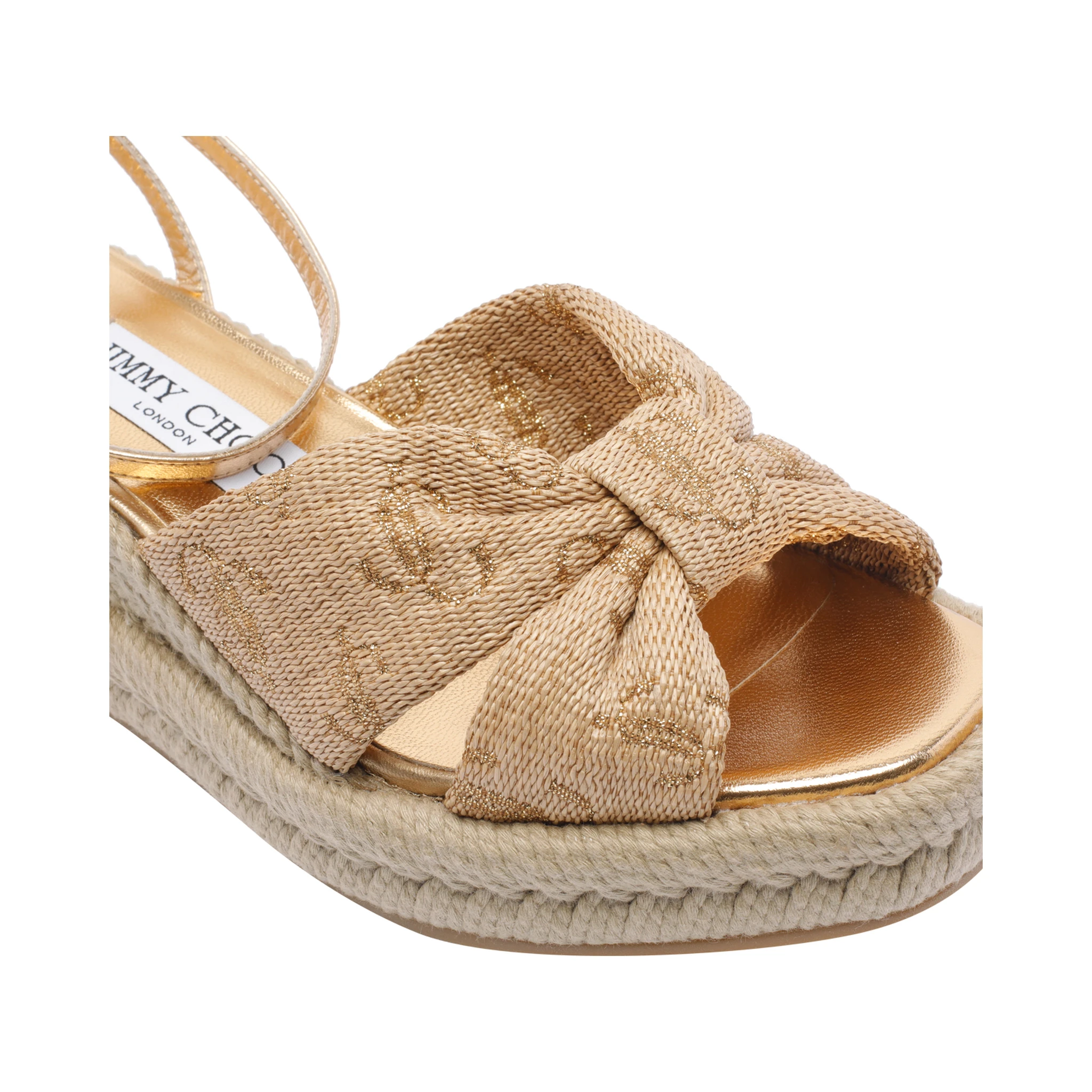 Jimmy Choo Sandals Golden