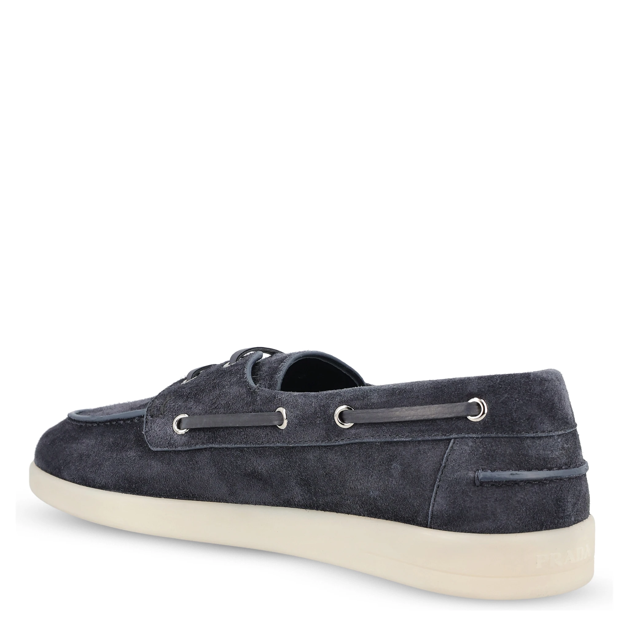 حذاء برادا مسطح أزرق