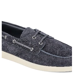 حذاء برادا مسطح أزرق