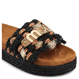 Mou Sandals Black