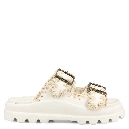 Mou Sandals White