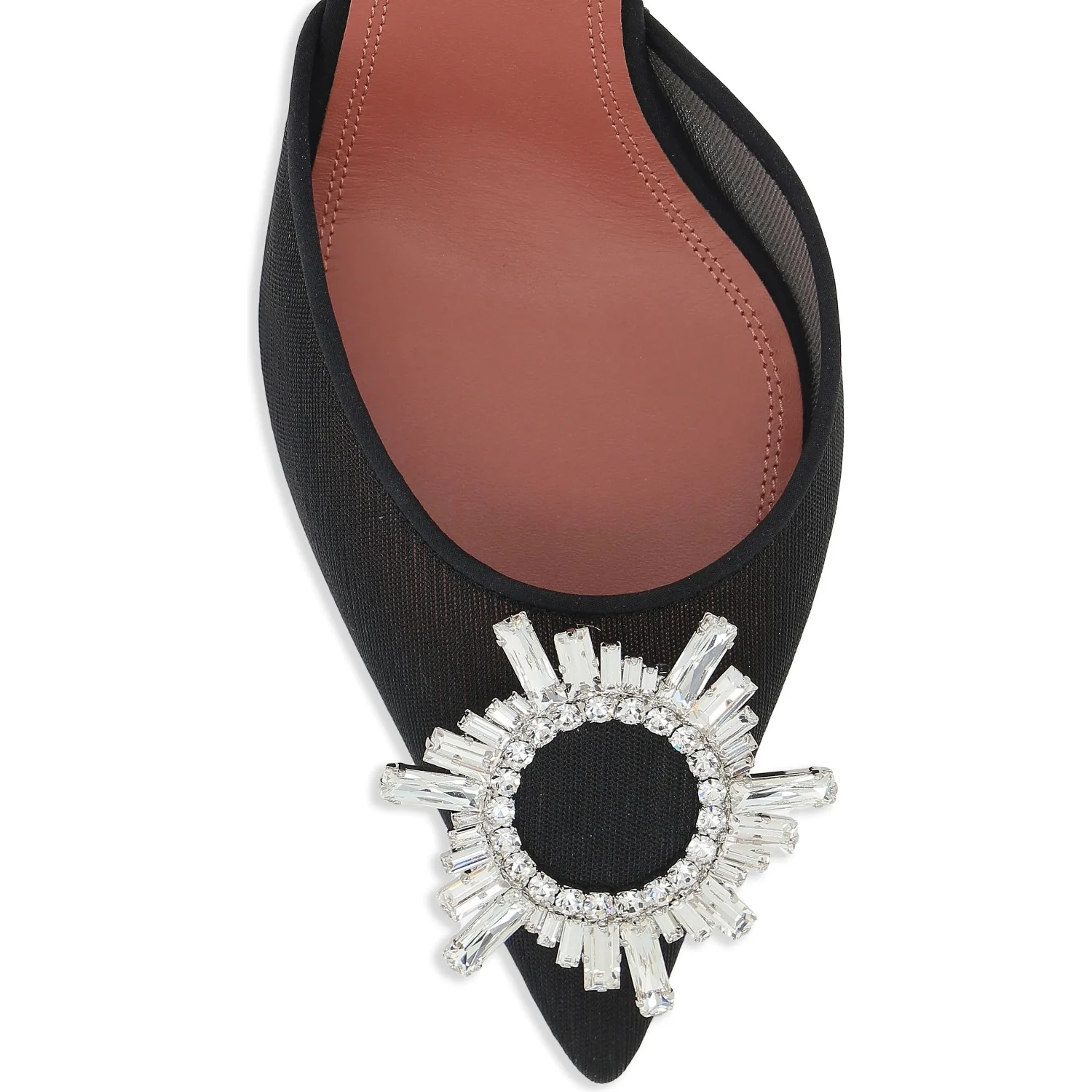 Amina Muaddi With Heel Black