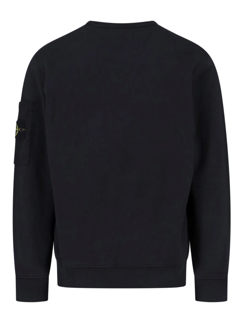 Stone Island Sweaters Black