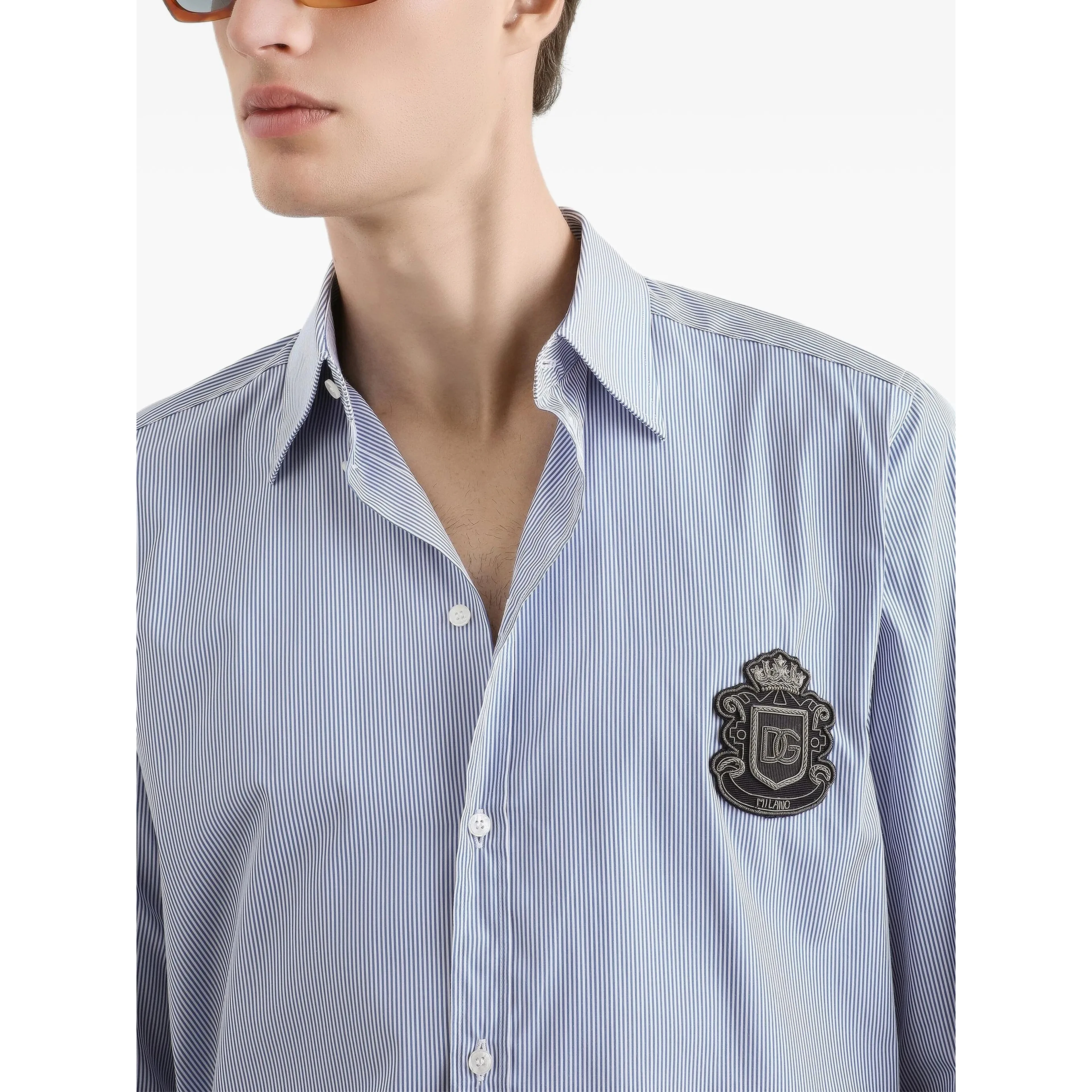 Dolce & Gabbana Shirts Clear Blue