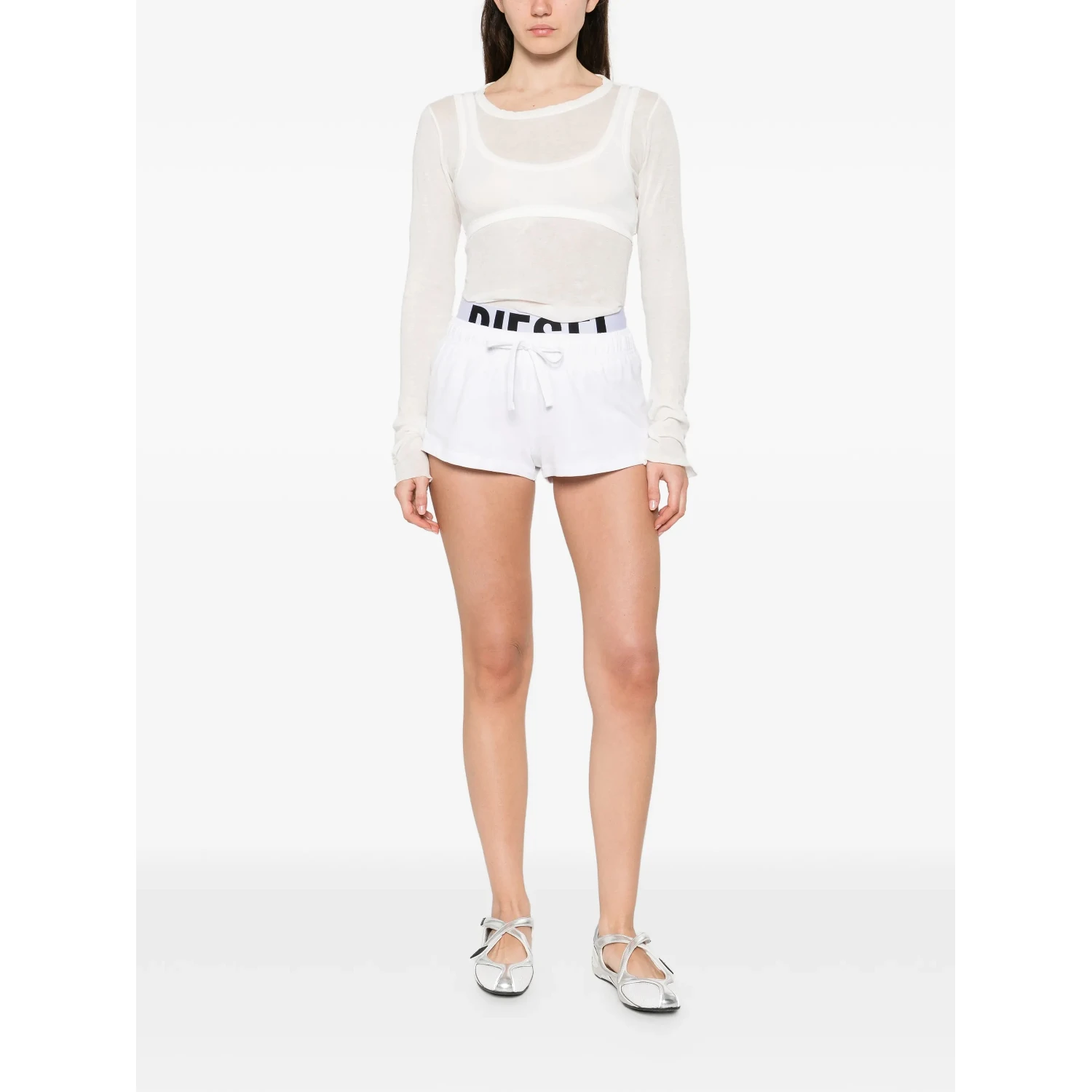 Diesel Shorts White
