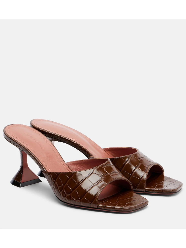 Amina Muaddi Sandals Brown alternative