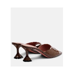 Amina Muaddi Sandals Brown
