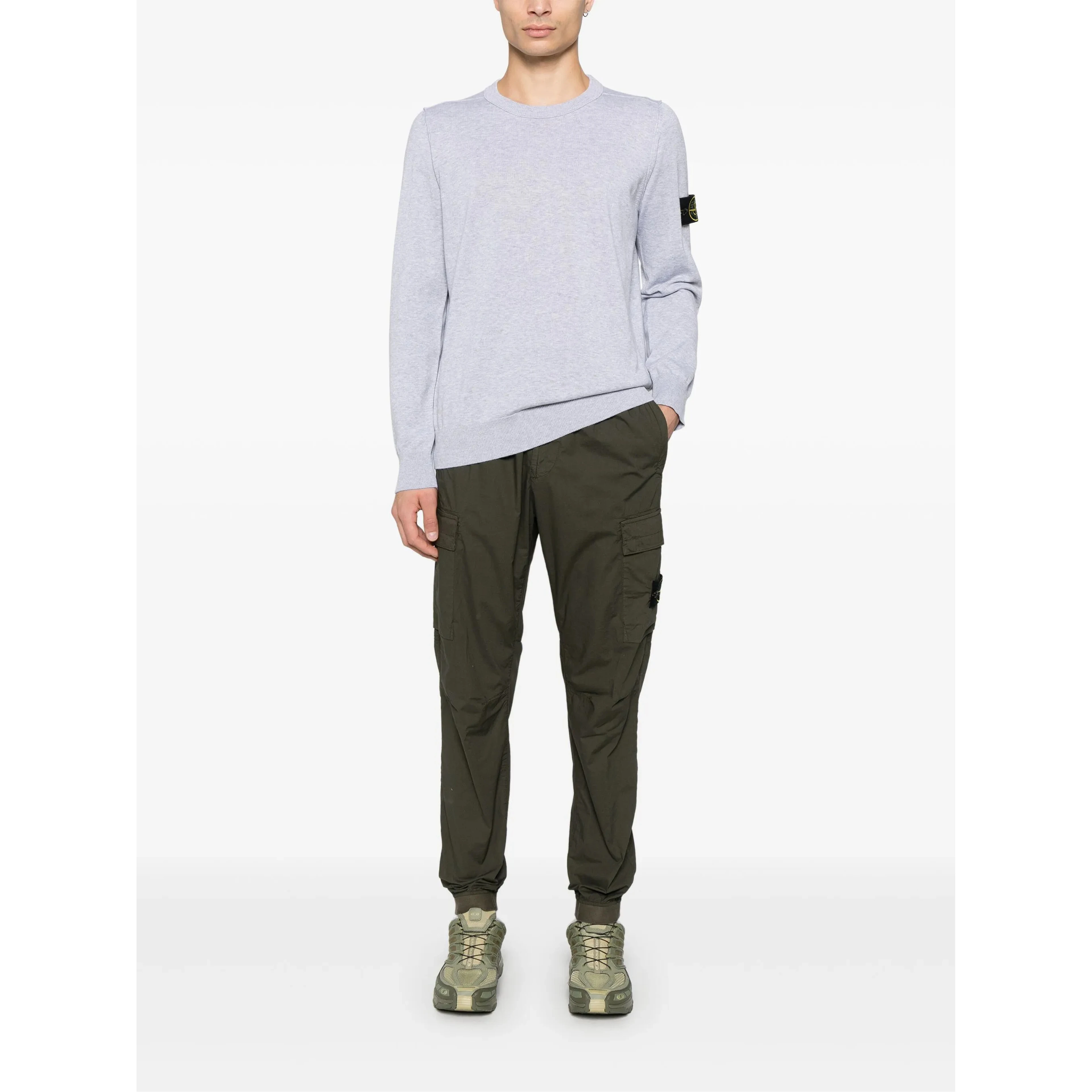 Stone Island Sweaters Grey