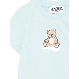 MOSCHINO KIDS T-shirts and Polos Clear Blue