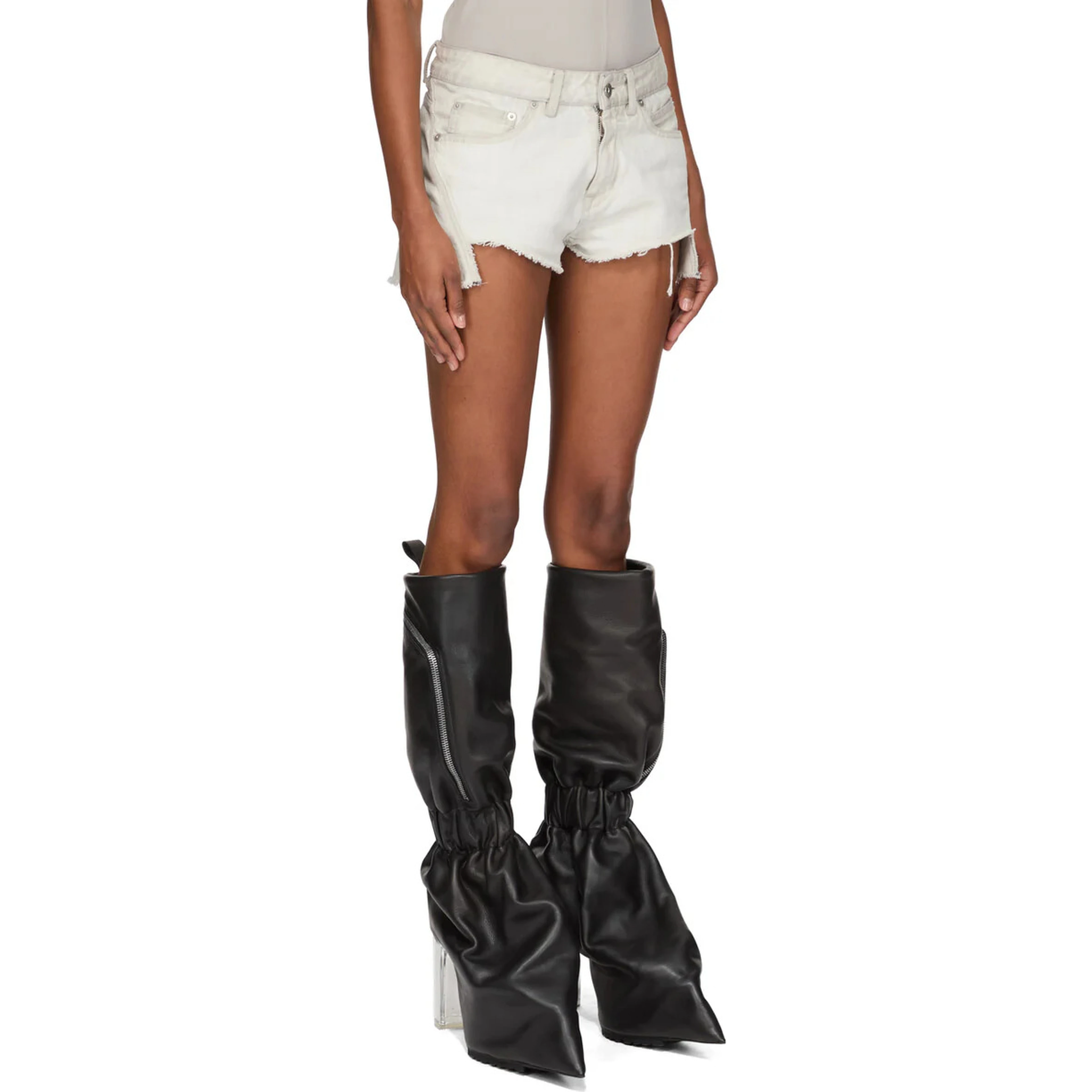 Rick Owens Shorts White