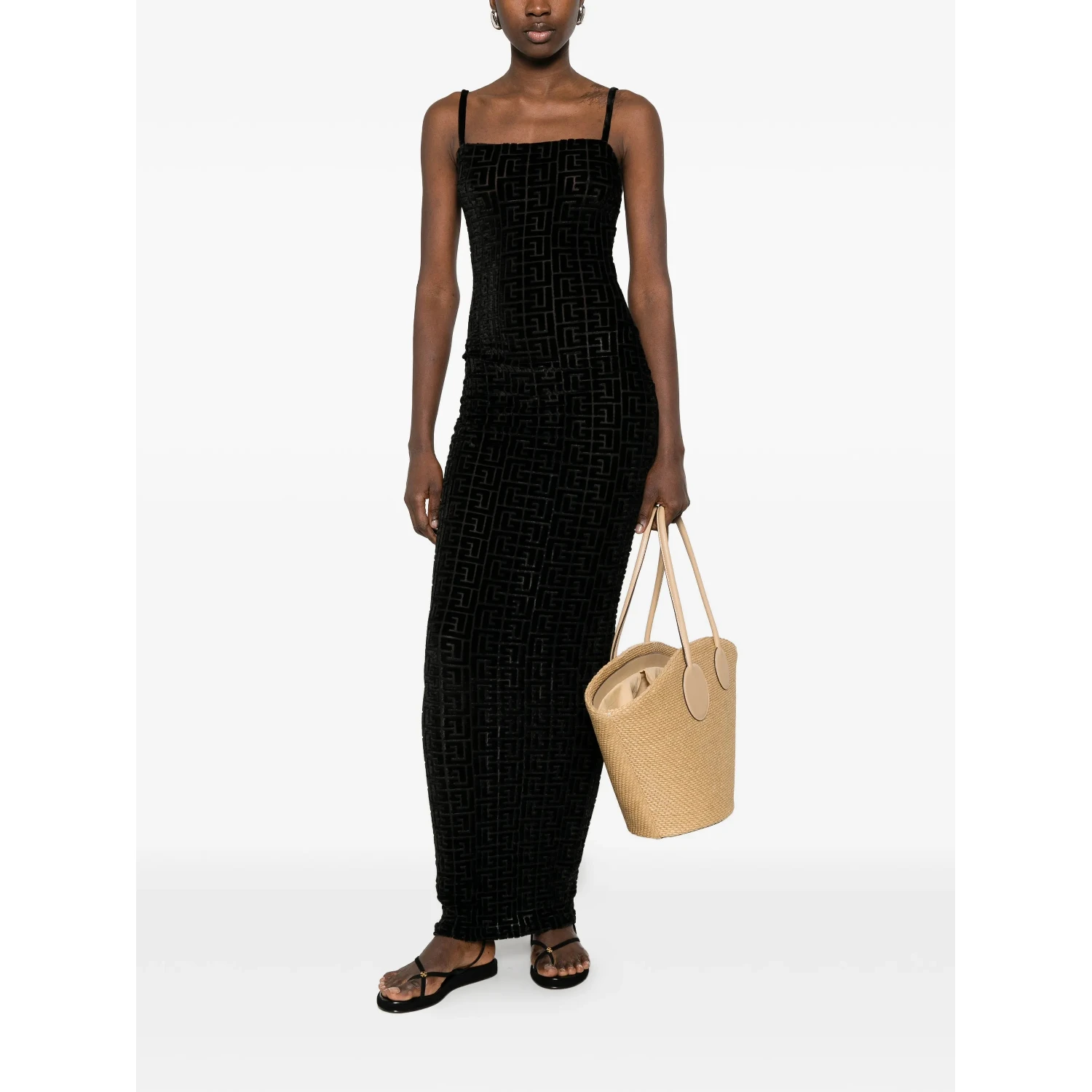 Balmain Dresses Black