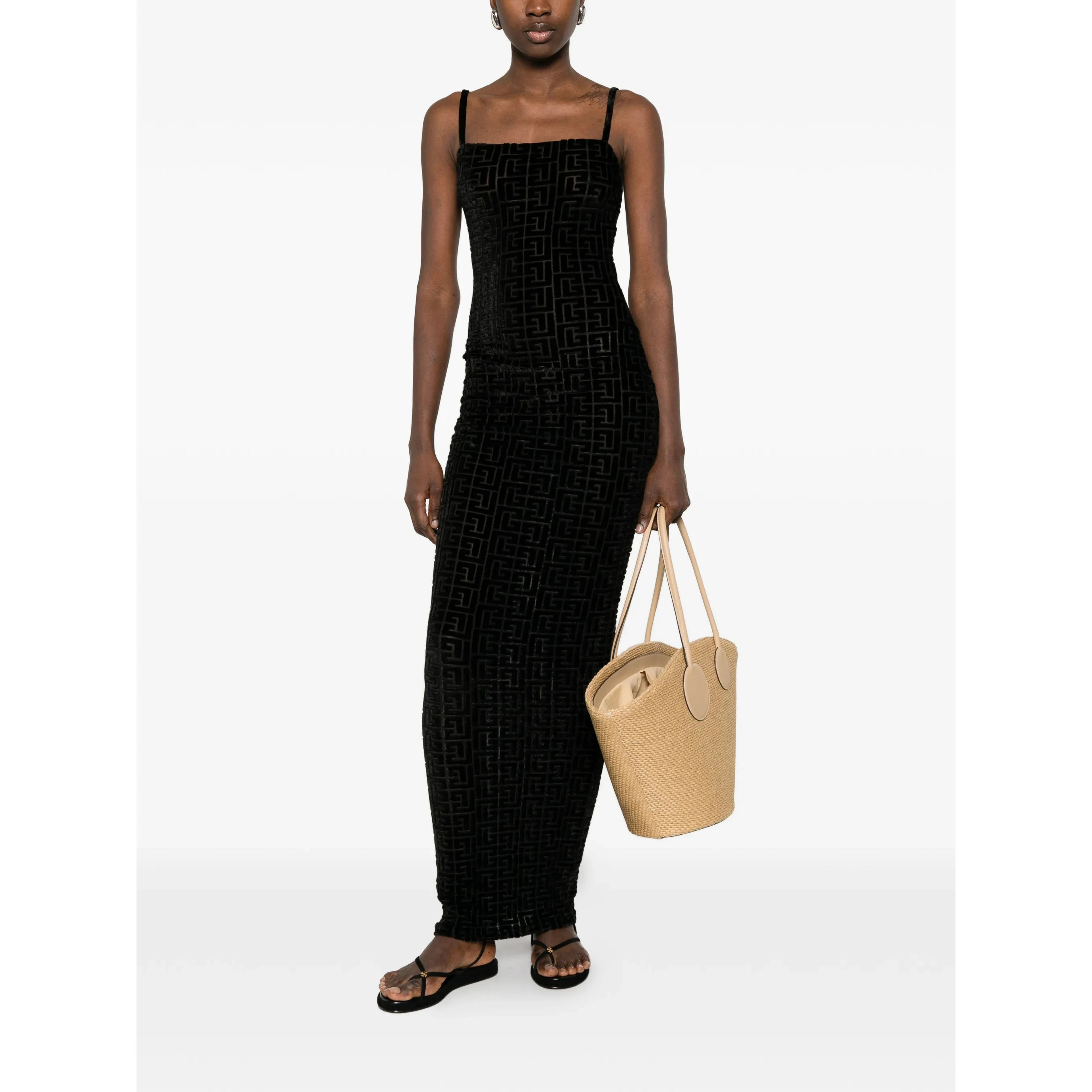 Balmain Dresses Black