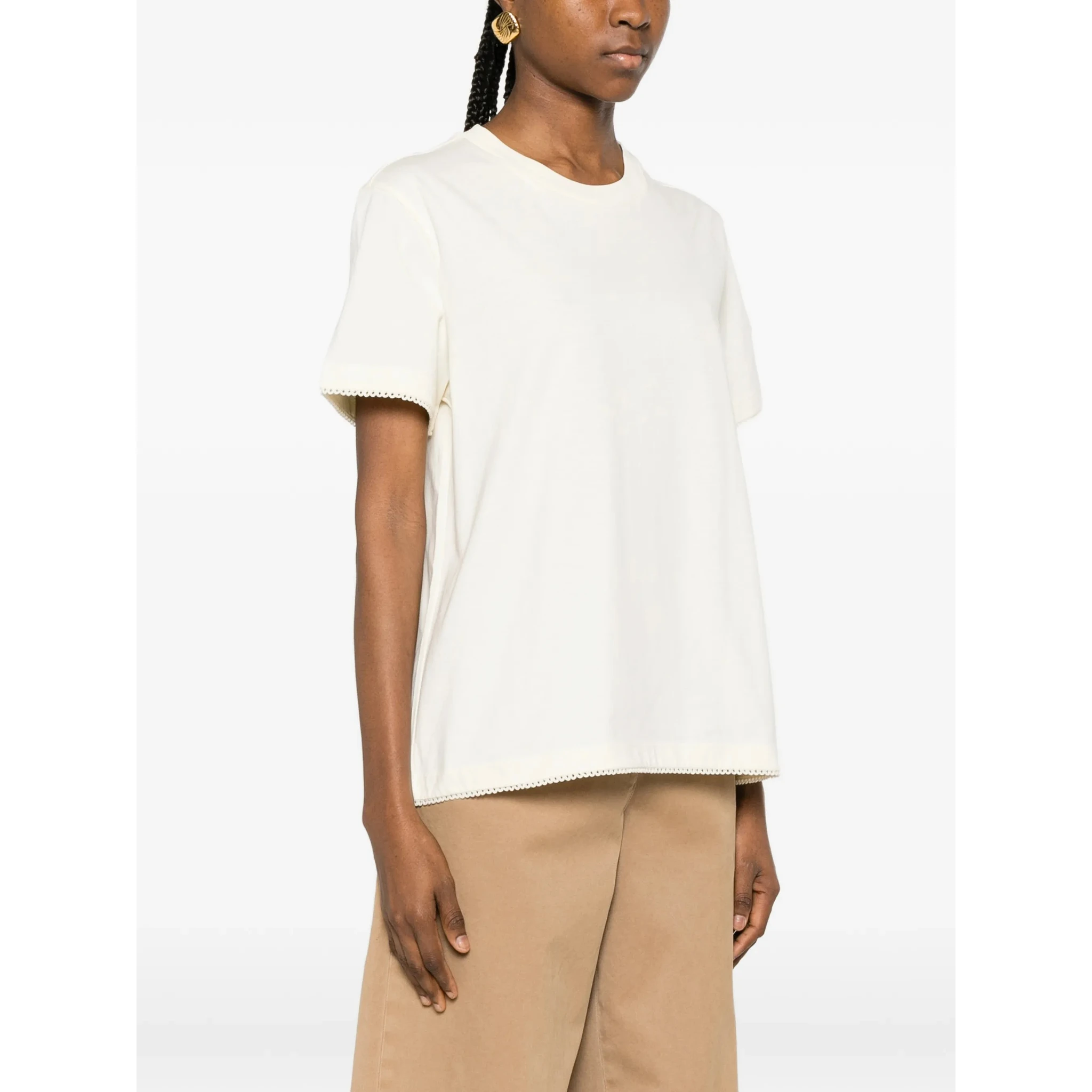Moncler T-shirts and Polos White